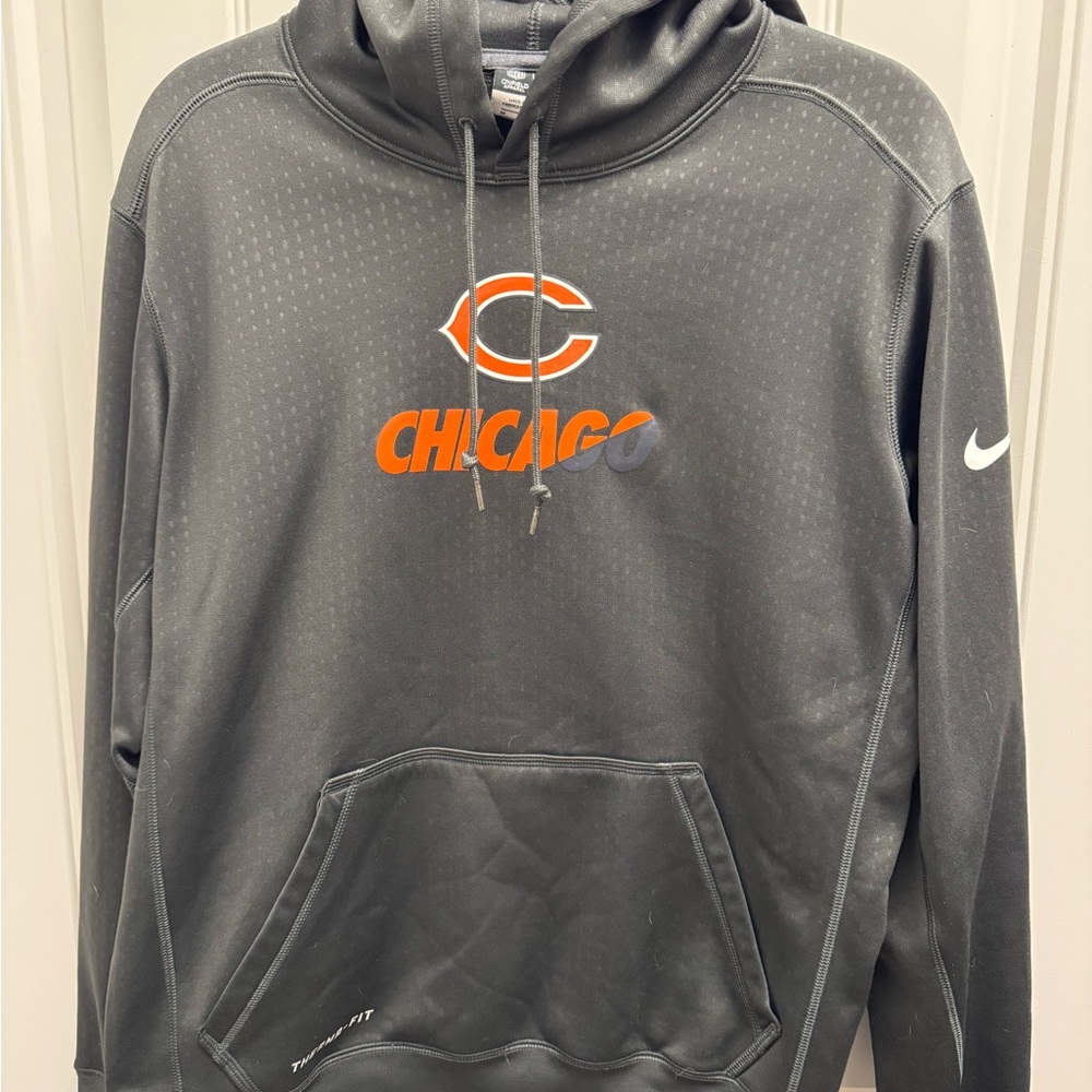 Nike Men's Dark Gray Chicago Bears Hoodie - M